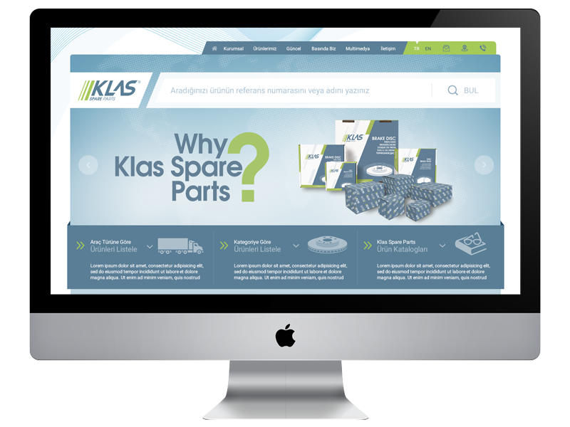 Klas Spare Parts Web Sitesi Yayında!